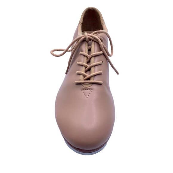 Unisex Caramel Oxford Tap Shoes 5.5 Dance Lace Up Terrie So Danca Vegan Leather - Picture 3 of 7